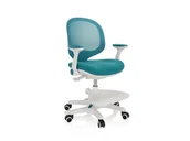 Fotele i krzesła biurowe - hjh OFFICE Tkanina/Siatka (Niebieski) - miniaturka - grafika 1