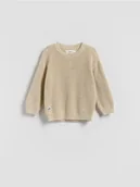 Bluzy i sweterki niemowlęce - Reserved - Sweter oversize - złamana biel - miniaturka - grafika 1