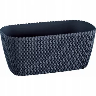 Prosperplast SPLOFY CASE Doniczka 39,7x18x14,5 cm, antracyt DSPC400 - Donice - miniaturka - grafika 1