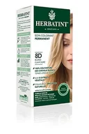 Farby do włosów i szampony koloryzujące - Herbatint Skin Permanent Hair Farba do Włosów, 8D Jasny Złoty Blond, 150 ml - miniaturka - grafika 1