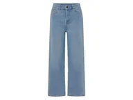 Spodnie damskie - esmara® Jeansy damskie z szerokimi nogawkami bawełniane (Jasnoniebieski, 46) - miniaturka - grafika 1