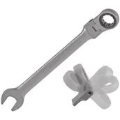 Klucze i nasadki - Dedra Klucz płasko - oczkowy 8 mm CrV z grzechotką i przegubem 14GP42 - miniaturka - grafika 1