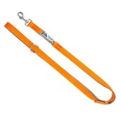 Smycze dla psów - Dingo Smycz Energy Regulowana 220x1cm POMARAŃCZOWA - miniaturka - grafika 1