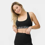 Bielizna sportowa damska - Biustonosz treningowy Calvin Klein Bras 00GWS3K115 - czarny - miniaturka - grafika 1