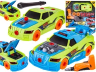 Zabawy w naśladowanie dorosłych - DLA DZIECI 2W1 SAMOCHÓD AUTO DO ROZKRĘCANIA I SKRĘCANIA - miniaturka - grafika 1