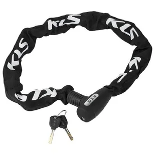 Kellys Zapięcie Łańcuch Chainlock 10 mm x 1m klucz - Zabezpieczenia do roweru - miniaturka - grafika 1