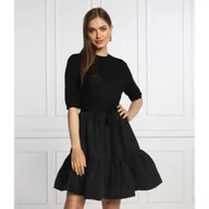 Sukienki - Emporio Armani Wełniana sukienka - miniaturka - grafika 1