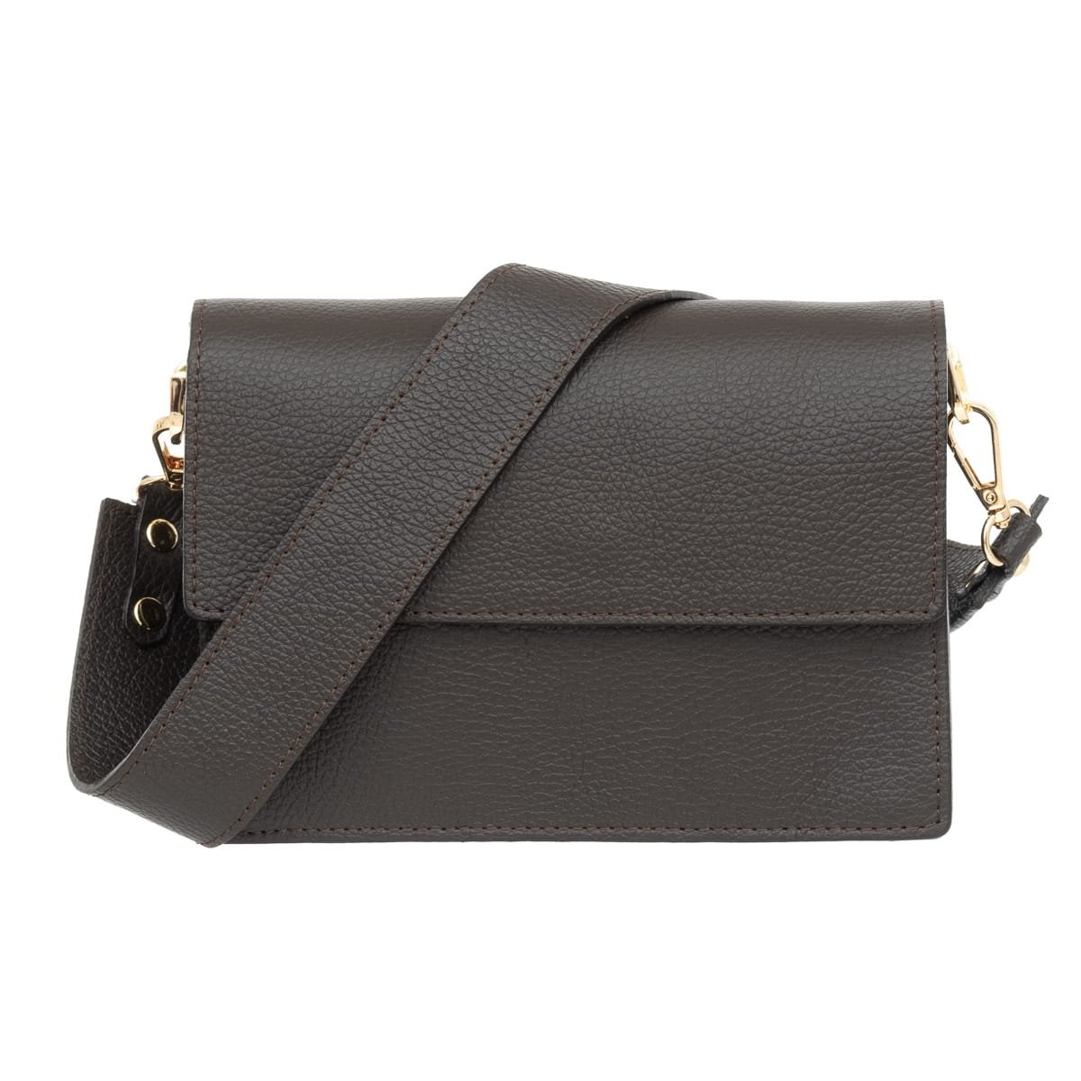 Mała Torebka Skórzana Vezze Frena Choco