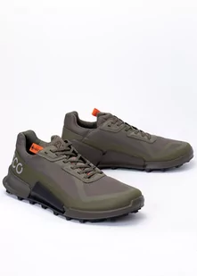 Buty trekkingowe męskie zielone ECCO BIOM 2.1 X CTRY M LOW GTX - Buty trekkingowe męskie - miniaturka - grafika 1