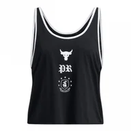 Koszulki i topy damskie - Damski top treningowy Under Armour Project Rock W Tank Boh - czarny - miniaturka - grafika 1
