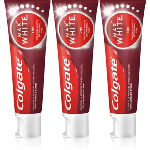 Colgate Palmolive Wybielająca pasta do zębów MaxWhite Jeden 3 x 75 ml - Pasty do zębów - miniaturka - grafika 1