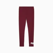 Legginsy - Legginsy damskie Puma ESS NO.1 LOGO bordowe 68242796 - miniaturka - grafika 1