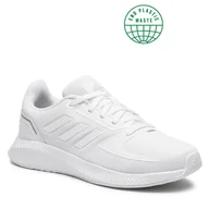 Buty sportowe damskie - Adidas BUTY MŁODZIEŻOWE RUNFALCON 2.0 BIAŁE FY9496 - miniaturka - grafika 1