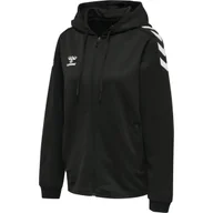 Bluzy damskie - BLUZA SPOROTWA DAMSKA HUMMEL HMLCORE XK POLY ZIP HOOD SWEAT R. XSBLUZA SPOROTWA DAMSKA HUMMEL HMLCORE XK POLY ZIP HOOD SWEAT R. XS - miniaturka - grafika 1