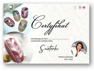 Pozostałe akcesoria kosmetyczne - Certyfikat ze szkolenia online Sweterki by Paulina Laskowska Wersja Drukowana - miniaturka - grafika 1