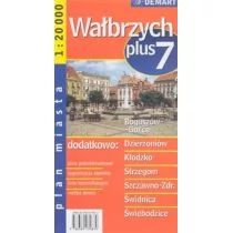 Demart Wałbrzych - plan miasta (skala 1:20 000) - Demart