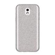Etui i futerały do telefonów - Wozinsky Glitter Case błyszczące etui pokrowiec z brokatem Samsung Galaxy J5 2017 J530 srebrny - miniaturka - grafika 1
