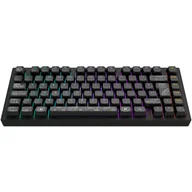 Klawiatury - Dark Project DPKB_NOVA_81_ISO_BLACK klawiatura Gaming USB + RF Wireless + Bluetooth QWERTZ Duński, Angielski, Fiński, Niemiecki, Skandynawia, Norweski, Hiszpański, Szwecki, British English, UK międzynarodowy Czarny - miniaturka - grafika 1