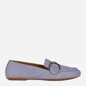 Mokasyny damskie - Mokasyny damskie zamszowe Geox D35MUC00021-C8001 39 25.4 cm Lilowe (8056206176676). Mokasyny damskie - miniaturka - grafika 1