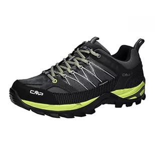 CMP Męskie buty trekkingowe Rigel Low Wp Walking, antracytowo-limonkowe, rozm. 40, Antracite Limegreen, 40 EU - Buty trekkingowe męskie - miniaturka - grafika 1
