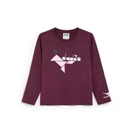 Koszulki dla dziewczynek - Koszulka dziewczęca DIADORA JG.T-SHIRT LS GLEE - miniaturka - grafika 1
