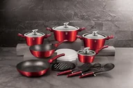 Zestawy garnków i patelni - ZESTAW GARNKÓW BERLINGER HAUS BH-7035 BURGUNDY - miniaturka - grafika 1
