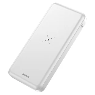 Baseus M36 Wireless Charger power bank 10000 mAh bezprzewodowa ładowarka Qi biały (PPALL-M3602) - Ładowarki do telefonów - miniaturka - grafika 4