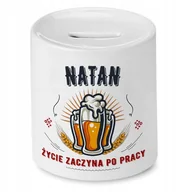 Skarbonki - Skarbonka 330 ml Dla Lidii Córki Dziecka Prezent z Nadrukiem ze Zdjęciem + Opakowanie na prezent (wzór 01) - miniaturka - grafika 1