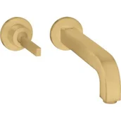 Baterie podtynkowe - Axor Citterio bateria umywalkowa podtynkowa EcoSmart złoty optyczny szczotkowany 39113250 - miniaturka - grafika 1