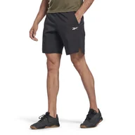 Spodenki męskie - Męskie Spodenki REEBOK WOR STRENGTH SHORT H46644 – Czarny - miniaturka - grafika 1