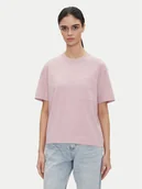Koszulki i topy damskie - Lee T-Shirt Pocket 112363619 Fioletowy Relaxed Fit - miniaturka - grafika 1