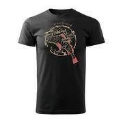 Koszulki sportowe męskie - Topslang, Koszulka męska dla wędkarza wędkarska fishing, czarna, regular, rozmiar M - miniaturka - grafika 1