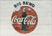 Plakaty - An old company sign appears on the wall of a Coca-Cola bottling plant outside Alpine, Texas., Carol Highsmith - plakat 50x40 cm - miniaturka - grafika 1