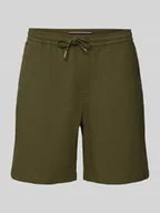 Spodenki męskie - Szorty o kroju regular fit z mieszanki bawełny i elastanu - miniaturka - grafika 1