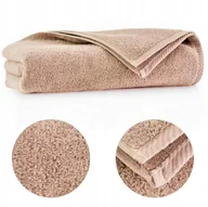 Ręczniki - RĘCZNIK 70x140 DUŻY 100% BAWEŁNIANY FROTTE KĄPIELOWY PLAŻOWY HOTELOWY GRUBY - miniaturka - grafika 1