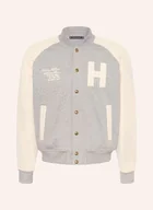 Kurtki damskie - Tommy Hilfiger Kurtka W Stylu College grau - miniaturka - grafika 1