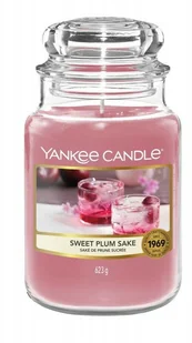 Yankee Candle Sweet Plum Sake Słoik duży 623g | 1632335E - Świece - miniaturka - grafika 3