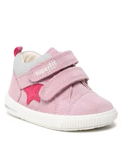 Buty dla dziewczynek - Superfit Sneakersy 1-609352-5520 M Różowy - grafika 1