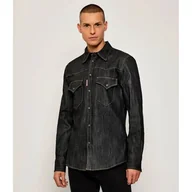 Koszule męskie - Dsquared2 Jeansowa koszula Regular Fit - miniaturka - grafika 1