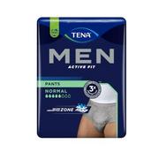 Pieluchy dla dorosłych - TENA Men Pants Normal Grey S/M Bielizna chłonna dla mężczyzn, 30 sztuk - miniaturka - grafika 1