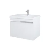 Szafki łazienkowe - Elita 167684 SZAFKA PODUMYWALKOWA MOODY 70 1S+1S WHITE HG PDW - miniaturka - grafika 1