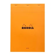 Notesy i bloczki - Blok Rhodia N°18 A4 21x29,7 cm, gładki, pomarańczowy - miniaturka - grafika 1