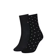 Skarpetki damskie - Tommy Hilfiger Skarpety damskie (2 sztuki), Czarny, 36-38 EU - miniaturka - grafika 1