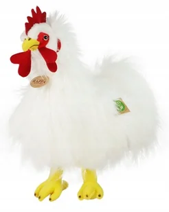 Pluszak Maskotka Kogut Biały XXL Kura Eco Friendly 33cm - Maskotki i pluszaki - miniaturka - grafika 1
