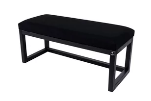 Ławka na buty LPG-2 80cm EMRAWOOD drewno lite kolor czarny siedzisko gładkie kolor czarny - Ławki do przedpokoju Ławka na buty LPG-2 80cm EMRAWOOD drewno lite kolor czarny siedzisko gładkie kolor czarny - Ławki do przedpokoju - miniaturka - grafika 1