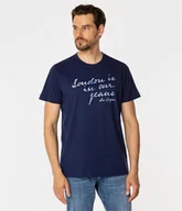 Koszulki męskie - T-shirt męski z nadrukiem LONDON10 1016 MEDIEVAL BLUE-M - miniaturka - grafika 1