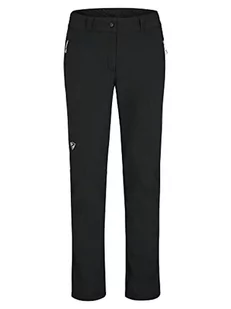 Ziener Damskie spodnie softshellowe Talpa do jazdy na nartach/na nartach/na świeżym powietrzu, wiatroszczelne, elastyczne, funkcjonalne, czarne, rozmiar 38 - Spodnie damskie - miniaturka - grafika 1
