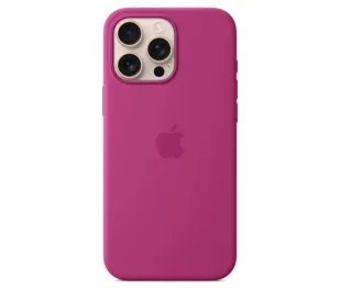 Apple Silikonowe etui MagSafe do iPhone 16 Pro Max żywy róż - Etui i futerały do telefonów - miniaturka - grafika 2