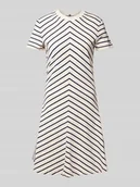 Sukienki - Sukienka casualowa taliowana z czystej bawełny - miniaturka - grafika 1