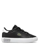 Buty dla chłopców - Lacoste Sneakersy Powercourt 0721 1 Suc 7-41SUC0014312 Czarny - miniaturka - grafika 1